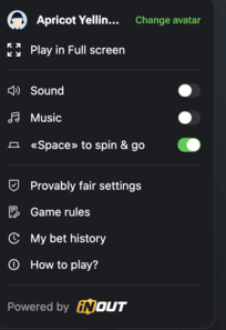 Twist Game Menu